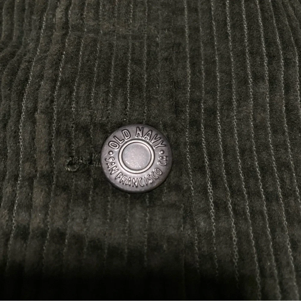 NWT Old Navy Corduroy Button-Front Mini Skirt in Dark Green Girls Size L(14 -16)